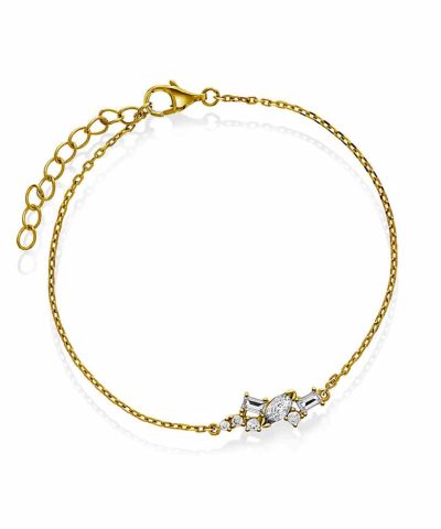 Seoul Shine armbånd i sølv med zirkonia