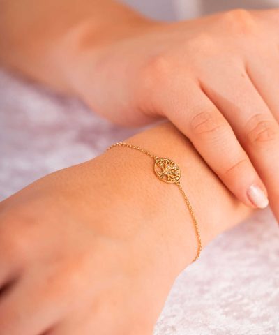 Alternative view of Armbånd i sølv Livets tre