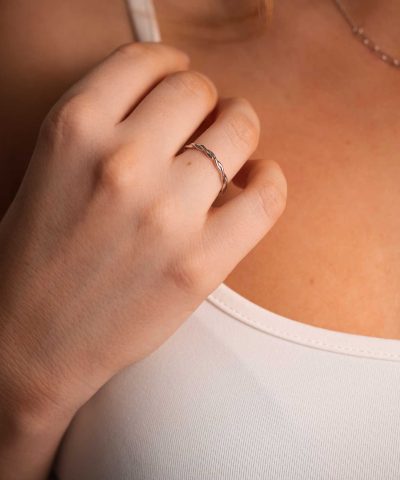 Alternative view of Friendship ring i sølv