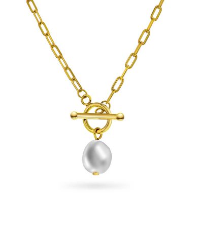 Capri smykke i sølv med perle