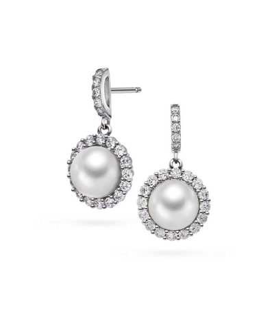 Firenze øredobber i sølv med perle