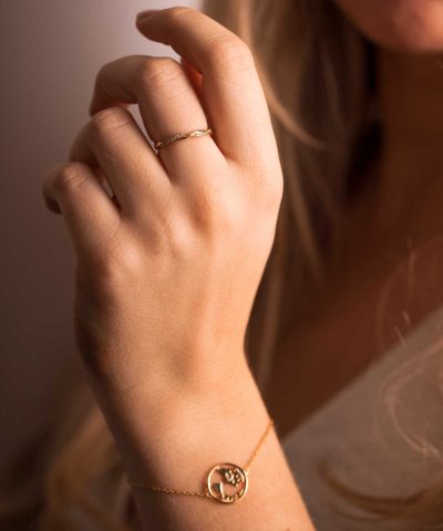 Alternative view of Ring i sølv med zirkonia