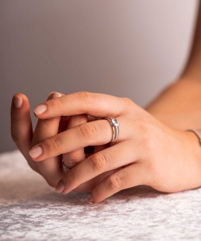 Alternative view of Roma ring i sølv med zirkonia