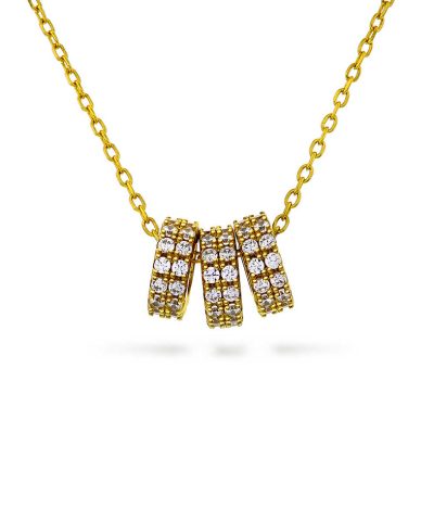 Milano smykke i sølv med zirkonia