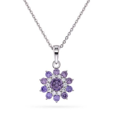 Napoli smykke i sølv med zirkonia