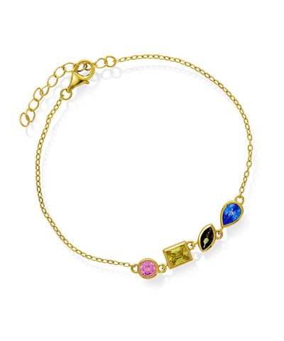 Sparks armbånd i sølv med zirkonia