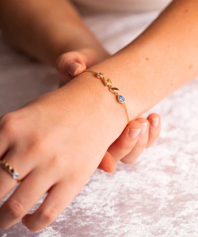 Alternative view of Sparks armbånd i sølv med zirkonia