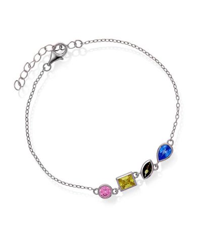 Sparks armbånd i sølv med zirkonia