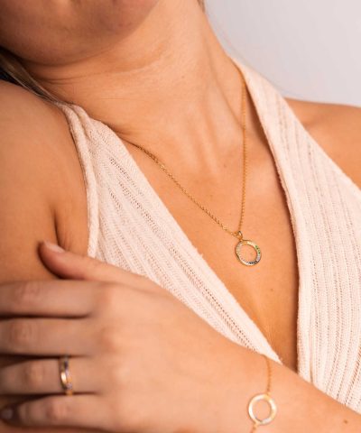 Alternative view of Austin smykke i sølv med zirkonia