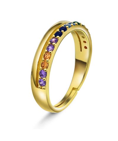 Austin ring i sølv med zirkonia