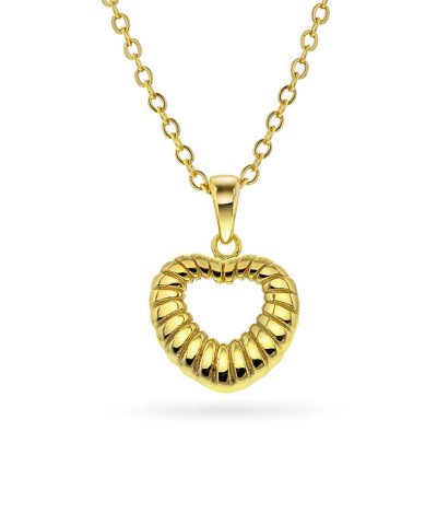 Hjerterille smykke i sølv