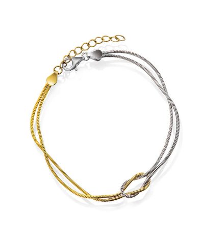 Unity armbånd i sølv duo