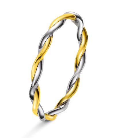 Friendship ring i sølv duo