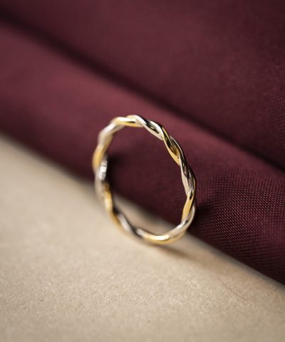 Alternative view of Friendship ring i sølv duo