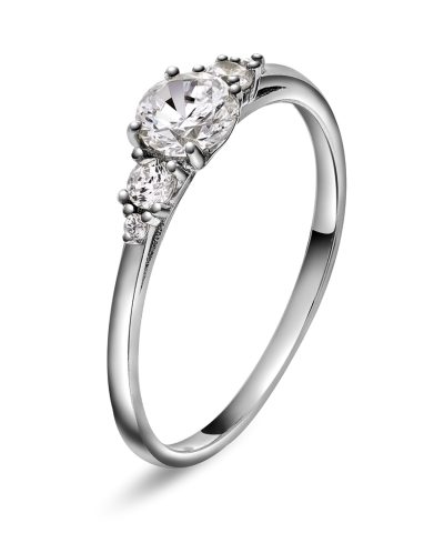 Lumi ring i sølv med zirkonia