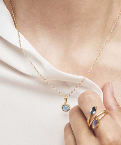 Mirage smykke med blå sten