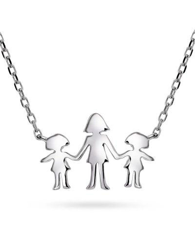 Smykke i 925 sølv mor og to jenter