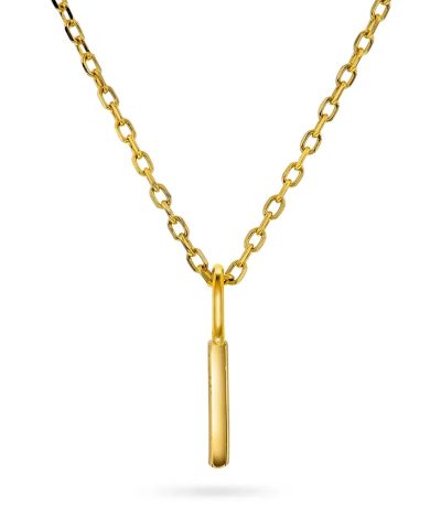 Letters smykke i 925 forgylt sølv I