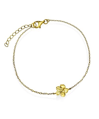 Blossom armbånd i 925 forgylt sølv