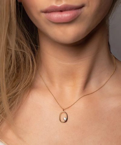 Alternative view of Solin smykke i 925 forgylt sølv