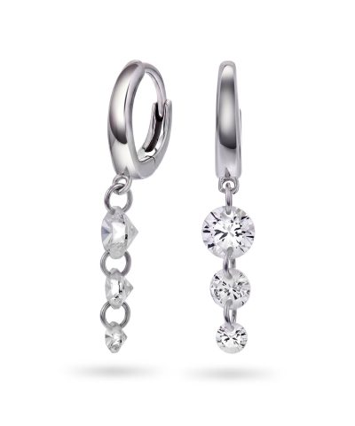 Pan Jewelry - Glitz øredobber i 925 sølv