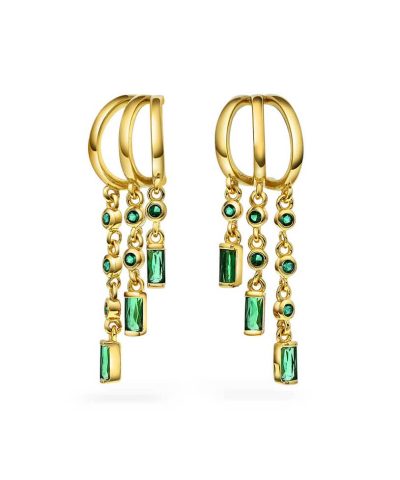 Rio radiance øredobber i sølv med zirkon