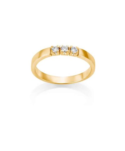 Allianse ring 0.10ct TW SI x 3