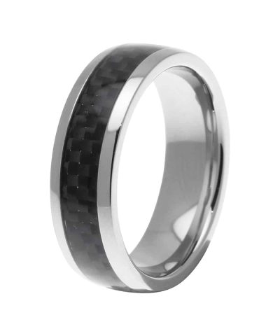 Hybrid Ring Stål/Karbon