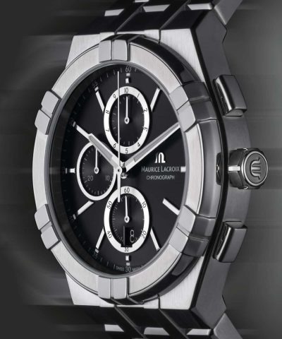 Alternative view of Maurice Lacroix Aikon Quartz Chronograph 42mm - AI1118-SS002-330-1