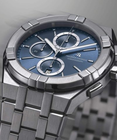 Alternative view of Maurice Lacroix Aikon Quartz Chronograph 42mm - AI1118-SS002-430-1