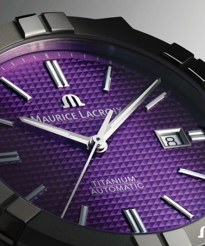 Alternative view of Maurice Lacroix Aikon Automatic Titanium 42mm - AI6008-TT032-430-1