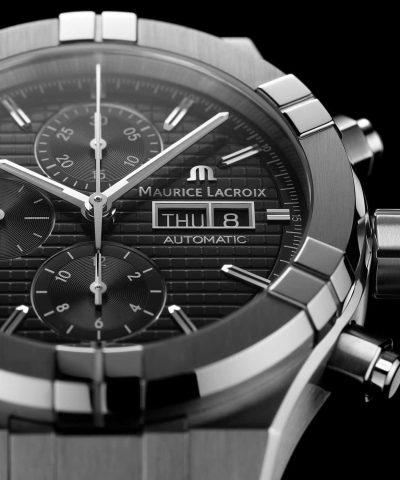 Alternative view of Maurice Lacroix Aikon Automatic Chronograph 44 mm  - AI6038-SS002-330-1