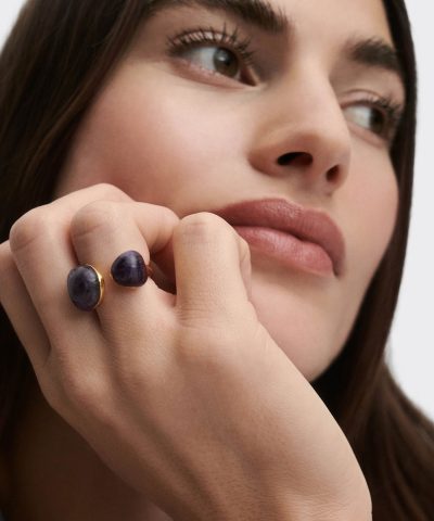 Alternative view of PDPaola Amethyst Gravity Ring