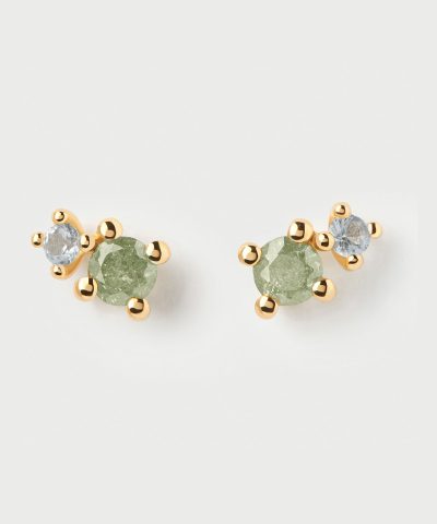 PDPaola Moss Stud Earrings