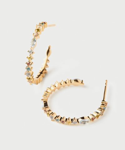 PDPaola Lotus Hoop Earrings