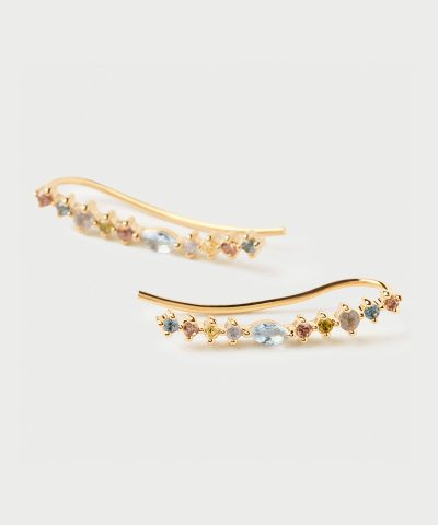 PDPaola Lotus Climbing Earrings