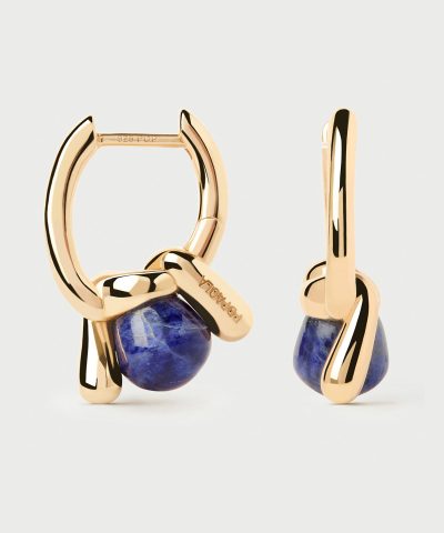 PDPaola Sodalite Nexus Hoop Earrings