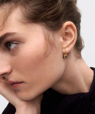 Alternative view of PDPaola Sodalite Nexus Hoop Earrings