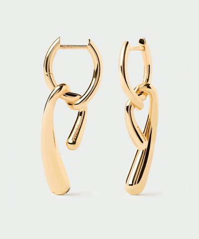 PDPaola Twist Hoop Earrings