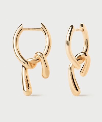 PDPaola Mini Twist Hoop Earrings