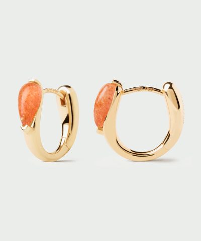PDPaola Sunstone Isla Hoop Earrings