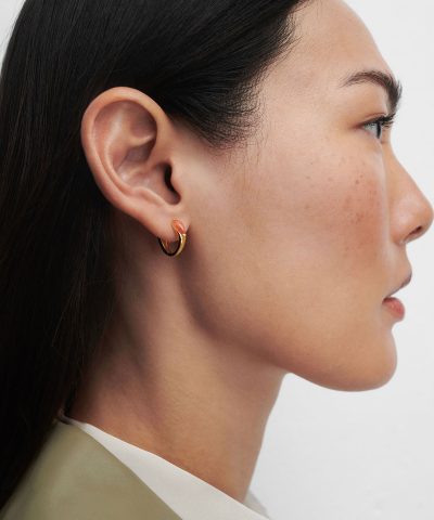 Alternative view of PDPaola Sunstone Isla Hoop Earrings