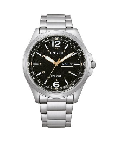 Citizen Male Stainless Steel black ø 45.9mm - AW0110-82EE