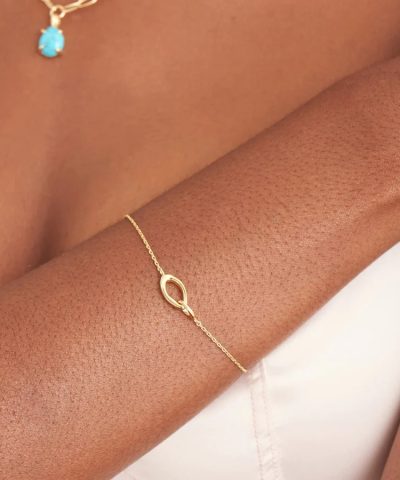 Alternative view of Ania Haie Gold Wave Link Bracelet