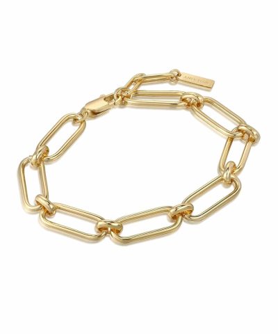 Ania Haie Gold Cable Connect Chunky Chain Bracelet