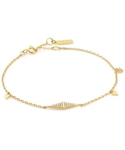 Ania Haie Gold Geometric Chain Bracelet