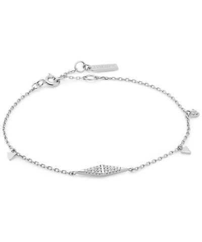 Ania Haie Silver Geometric Chain Bracelet