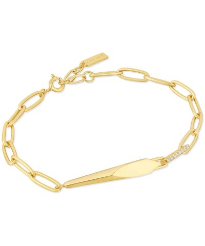 Ania Haie Gold Geometric Chunky Chain Bracelet