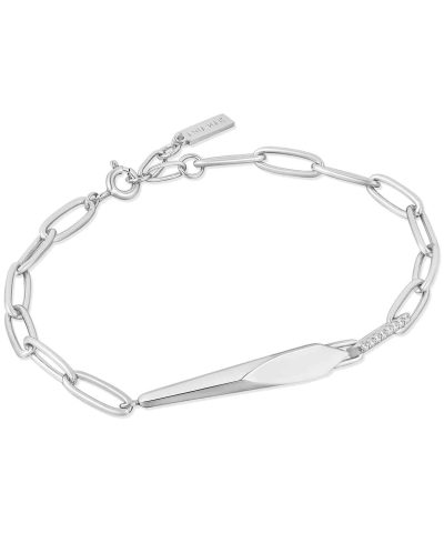 Ania Haie Silver Geometric Chunky Chain Bracelet