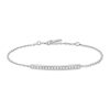 Ania Haie Silver Pave Bar Bracelet